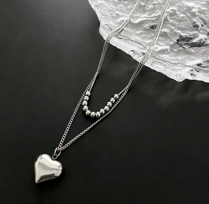 Collar doble Corazon