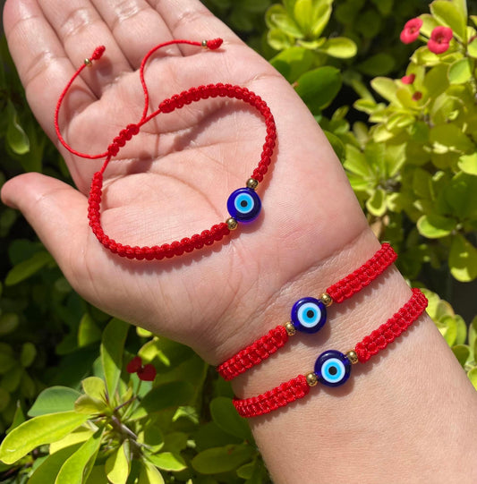 Pulsera protección ojito azul