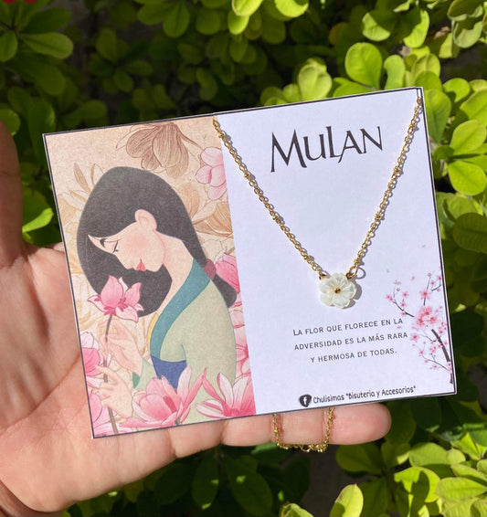 Collar flor MULAN