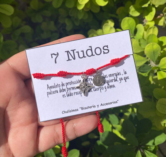 Pulsera 7 nudos corrediza